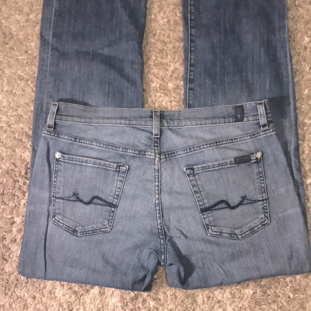 7 For All Mankind Button Fly Straight Men’s Jeans - Picture 2 of 6